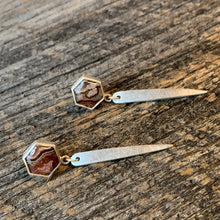 Load image into Gallery viewer, Crazylace Agate Fork Prong Earrings
