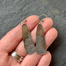 Load image into Gallery viewer, Fused Silver Galaxy Earrings

